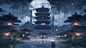 NIJI5古风场景夜景