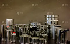 圆柱体,容器,金属质感,盒子,方形画幅,形状,工业,商业金融和工业,水平画幅,无人