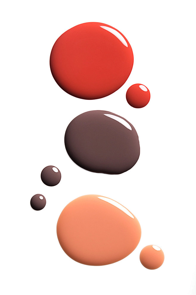 Nail polish blobs on...