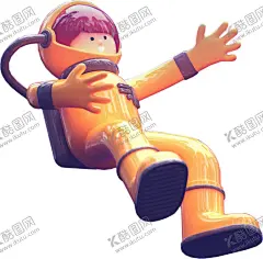 人物 【酷图网】人物,潮人,像素,泥塑,拟态,卡通,3D