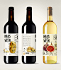 HAUSWEIN Weinserie | Wine packaging | Beitragsdetails | iF ONLINE EXHIBITION : Everyone knows you’re not supposed to play with food! Well, we do! First, we turn the labels of HAUSWEIN Weinserie into delicious tapas recipes – and then we transform the ingr