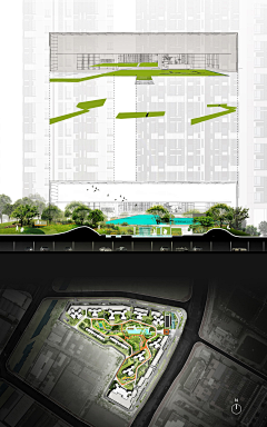 一只仟纸鹤采集到室外场景-地产景观