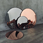 Scandinavian Colour + Design LOTS of emails about the Circum Mirror, so we thought we better share some more information: They come in ROSE GOLD/COPPER or GREY SMOKE. The smaller is 70cm in diameter, the larger is 110cm. We don't have an exact RRP at this