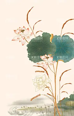古风莲花背景  - 源文件下载【酷图网】古风莲花背景,古风背景,古典背景,莲花背景,水墨背景,山水,古风,古代,古典,莲花,廉洁,荷花,水墨,水墨画