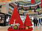 国外商场圣诞装饰_360图片
