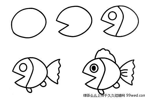 教你一笔一笔画动物简笔画
