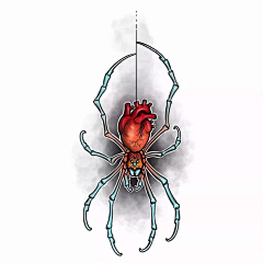 Monster_Medusa采集到G 参·乌鸦蜘蛛 暗黑生物