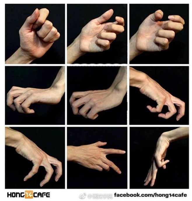 【分享一组关于手部各种姿势的素材】
  ...