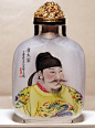 精美的中国君王主题内画艺术品|中国元素网