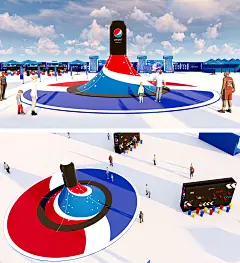 banner campaign design Event gen z graphic design  key visual kv pepsi School Project