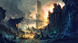 General 3840x2160 city ruin Warcraft