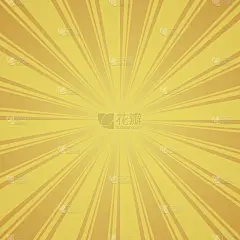 橙色爆发背景。矢量插图。