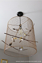 trying out a new gold spray paint and another bird light Valspar® Metallic Spray Paint (gold)