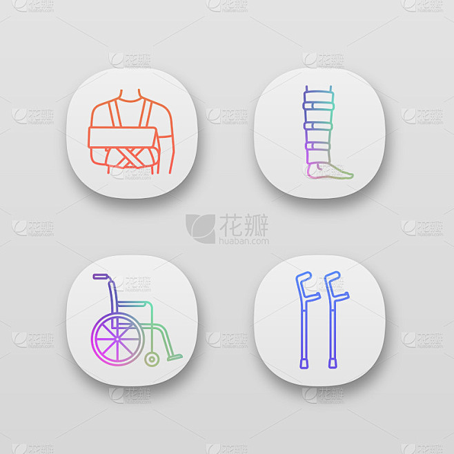 创伤治疗的图标