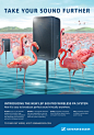 Sennheiser LSP500 Flamingo Retouch : LSP500 wireless speaker system campaign for Sennheiser