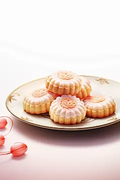 年货小吃小年糖瓜插画图片