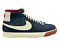 Fancy - Nike SB Blazer High Charcoal/Halo-Team Red Sneakers