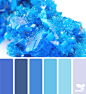 Crystallized Blues | Design Seeds : { crystallized blues } | image via: @rotblaugelb