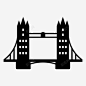 塔桥英国建筑图标 免费下载 页面网页 平面电商 创意素材