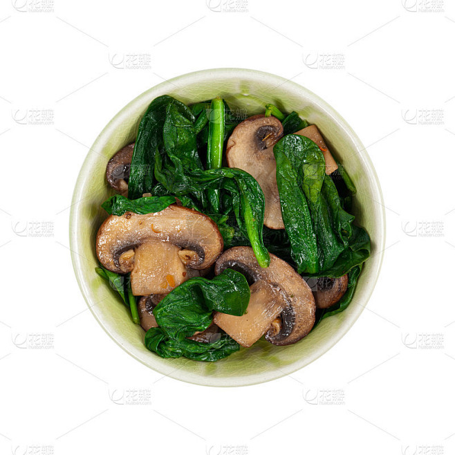 蘑菇菠菜意大利式