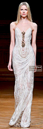 Artfully Beaded Evening Gown