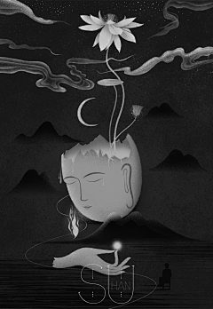 深海里的一抹蓝采集到佛