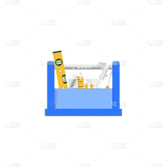 卡通感工具箱元素贴纸