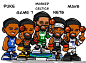 Photo shared by KJ on September 15, 2023 tagging @celtics, @dallasmavs, @kyrieirving, @brooklynnets, @cavs, and @dukembb. May be a cartoon of basketball, basketball jersey, poster, ball, backboard and text that says 'DUKE MASKED CELTICS GAME 7 MAVS NETS A