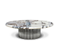 Round marble coffee table MILLER | Marble coffee table by HESSENTIA | Cornelio Cappellini