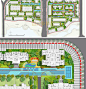 2021大区景观彩平PSD素材住宅区居住小区景观规划彩平ps分层素材-淘宝网