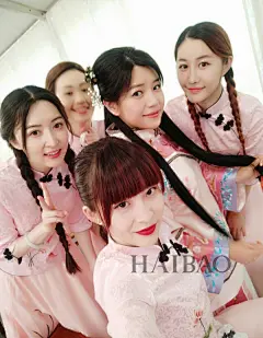 陈妍希与宋茜唐艺昕等姐妹一起扮丑，变龅牙妹为什么颜值还不降？原来没有痘痘的好肌肤加分这么犯规？
