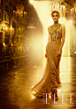 此套礼服为查理兹•塞隆（Charlize Theron）拍摄J’adore广告而特别订制。