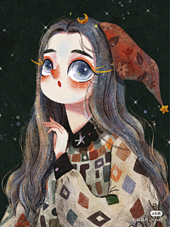 1VGdNHUv采集到人像插画(卡通)