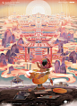 月球背面—天宫_我叫XuAn__插画师作品_涂鸦王国gracg.com