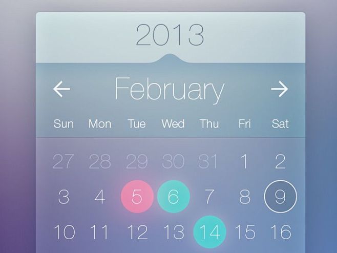 Calendar Widget - by...