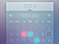 Calendar Widget - by Bulat Zalyayev | #ui