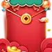 新年春节元宵节牛年灯笼元宝祥云手绘古典风格海报_PSD分层：