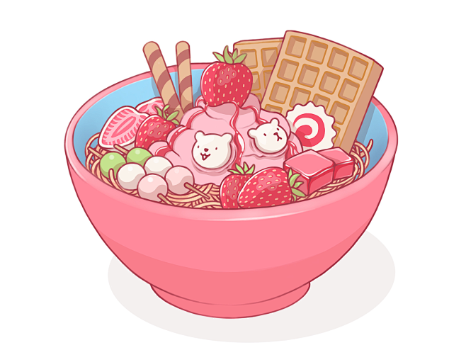 Delicious Ramen Illu...