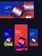 Super Gradient WebSite Concept Design : Super Gradient Brand WebSite Concept Design