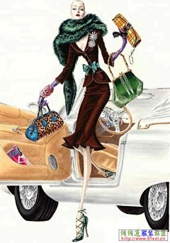 上百张精美电脑时装画——西班牙时装插画大师Arturo Elena|时装画/插画/动漫 - 服装设计论坛 - 服装设计 时尚之颠 xxtef.com