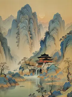 山水之间，诗意盎然_3_夜色微凉_来自小红书网页版