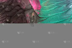 手绘水粉画。抽象艺术背景。颜色纹理