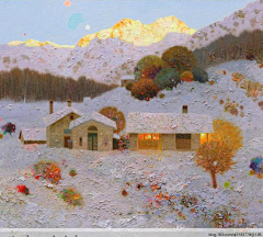 羊毛古采集到西班牙艺术家Pedro.Roldan.Molina风景画 ​​​