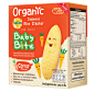 a box of organic rice cracker baby bite carrot