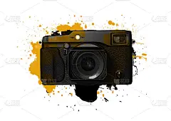 在白色背景上飞溅，数字水彩画，用于印刷在海报上