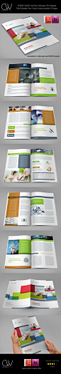 IT Company Brochure Design Template in 12 Pages by omaralmudaries