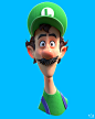 Luigi Number 1, Nick Duarte : Happy #Mar10 Day!...but we all know Luigi Number 1!
(Scroll to the bottom for Gooigi)

Based on a concept by Dominic Cellini
https://twitter.com/DomCellini_Art/status/1237506655522152448/photo/2