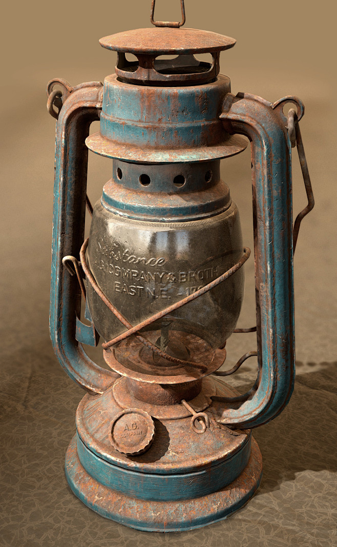 Oil lantern, Adrien ...