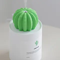 LUMENA如美 N9-H2O户外仙人掌加湿器棉棒滤芯喷雾加湿器白灰粉