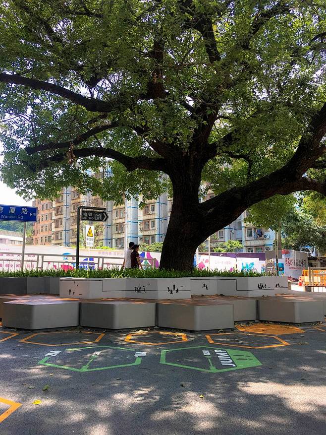 深圳蛇口学校广场景观设计 | 自组空间设...